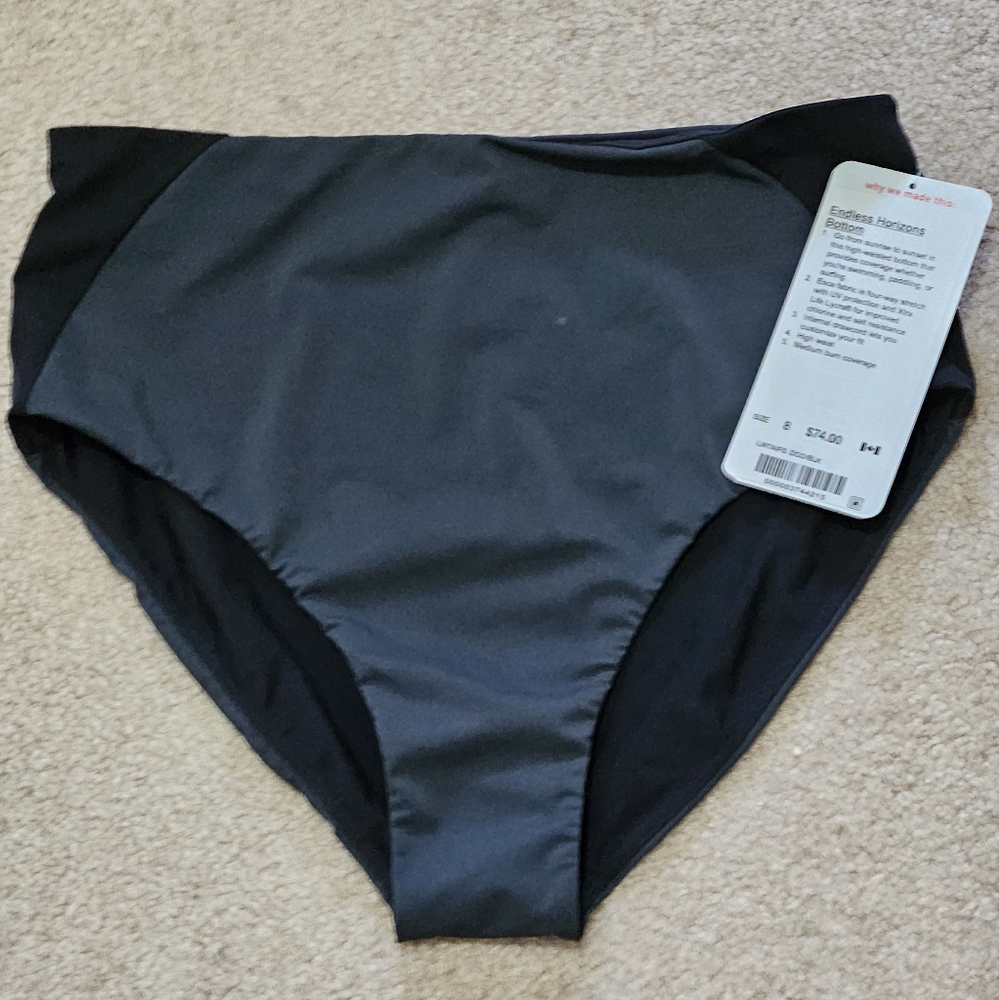 NWT Lululemon Size 8 High Waisted Swim Bottoms